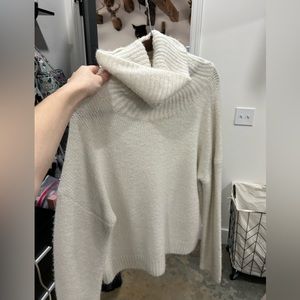 white turtle neck